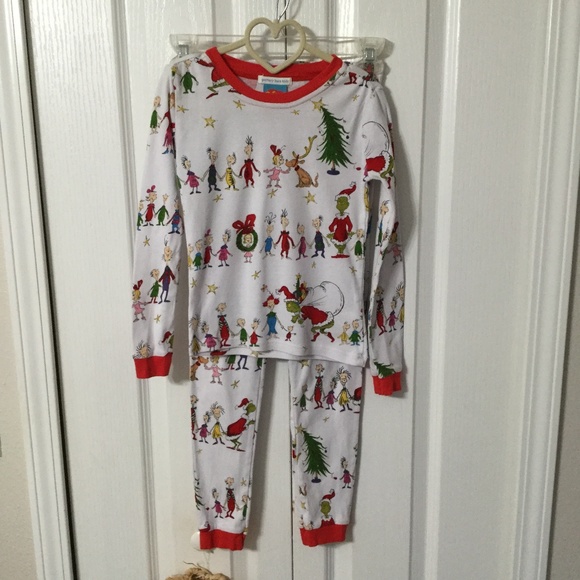 Pottery Barn Kids Pajamas Dr Seuss The Grinch Pjs Size 8 Poshmark